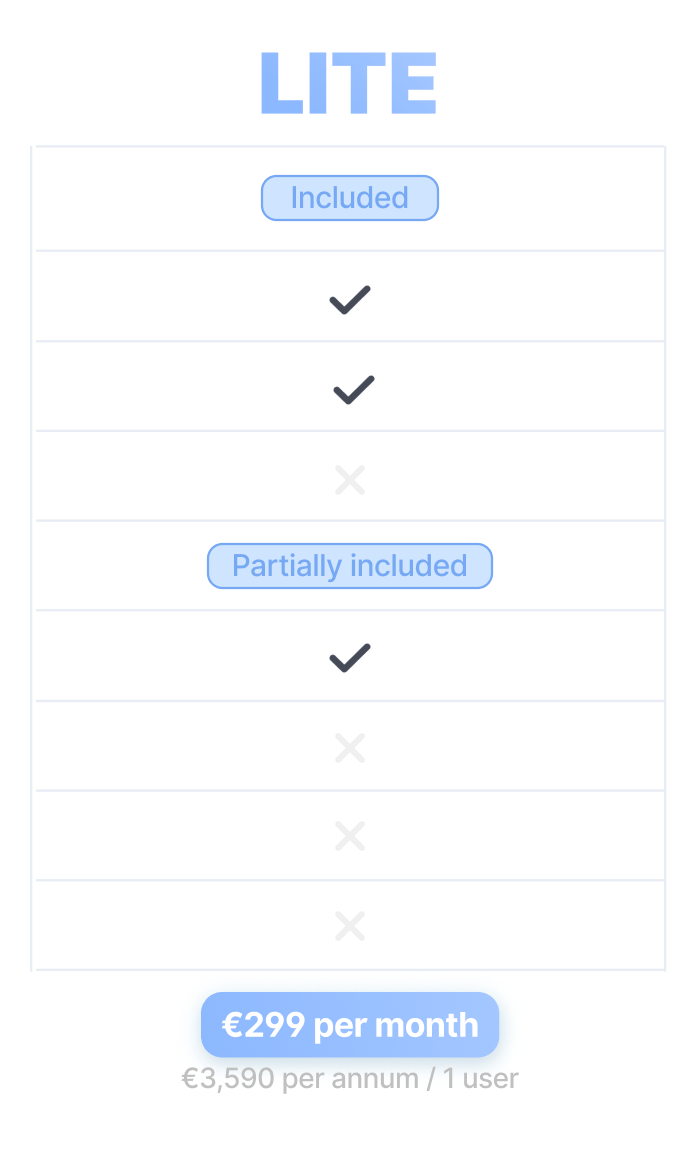 Features on web - pricing - IE platform - 2 Features on web - pricing - IE platform - 2