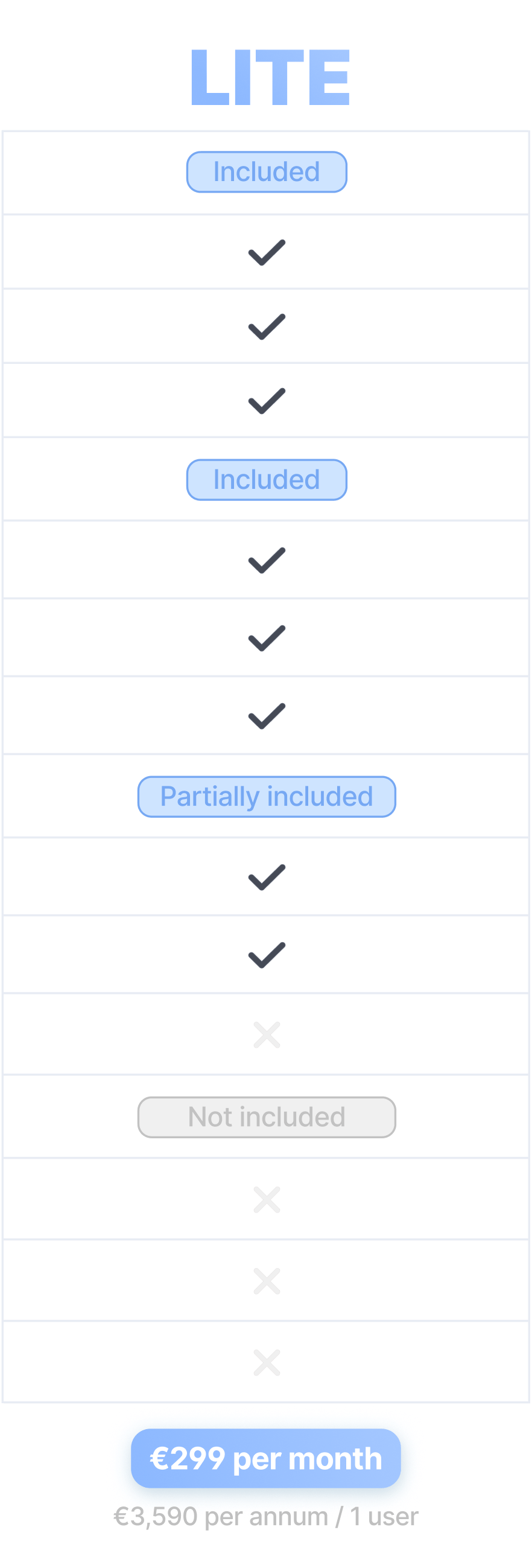 Features on web - pricing - IE platform - 2 Features on web - pricing - IE platform - 2